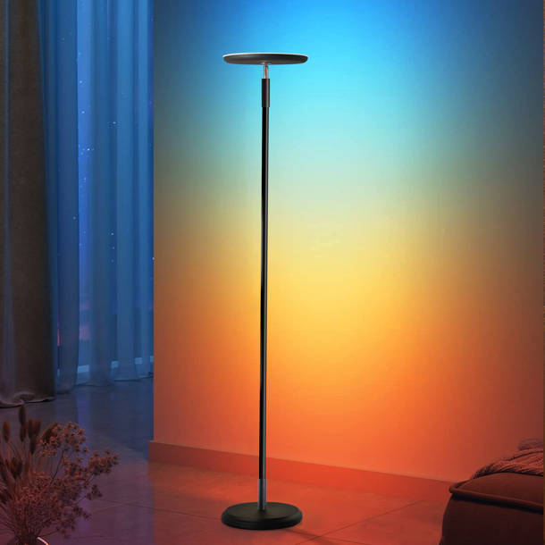 Ivy Bronx Juana 72'' Satin Silver Novelty Floor Lamp with Outlet Wayfair